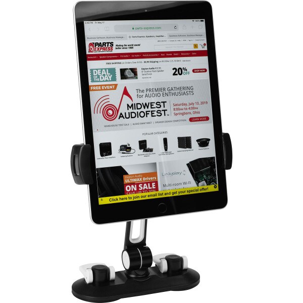 Main product image for Black Double Suction Cup Desktop Holder for 4" to 11 185-704
